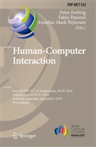 Peter Forbrig, Annelise Mark Pejtersen, Fabi Paternó, Fabio Paternó, Fabio Paternò, Annelise Mark Pejtersen - Human-Computer Interaction