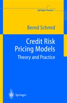 Bernard Schmid, Bernd Schmid - Credit Risk Pricing Models
