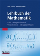 Storc, Uw Storch, Uwe Storch, Wiebe, Hartmut Wiebe - Lehrbuch der Mathematik - 3: Analysis mehrerer Veränderlicher - Integrationstheorie