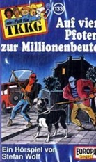 Stefan Wolf, Sascha Draeger, Niki Nowotny - Ein Fall für TKKG, Cassetten - 133: Auf vier Pfoten zur Millionenbeute, 1 Cassette