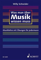 Willy Schneider - Was man über Musik wissen muss