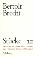 Bertolt Brecht - Stücke, 12 Bde., Ln - 12: Bearbeitungen. Tl.2
