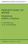 Beynon, H. Beynon, Huw Beynon, R. M. Blackburn - Perceptions of Work