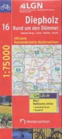 LGN Radwanderkarte Niedersachsen - Bl.16: LGN Radwanderkarte Niedersachsen - Diepholz, Rund um den Dümmer