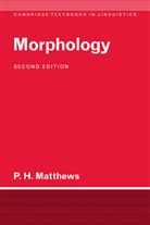 P. H. Matthews, Peter H. Matthews, S. R. Anderson - Morphology