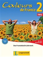 Nicole Verger - Couleurs de France, Neubearbeitung - Bd.2: Lehr- und Arbeitsbuch, m. 2 Audio-CDs