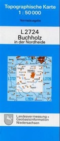Topographische Karten Niedersachsen - 2724: Buchholz in der Nordheide
