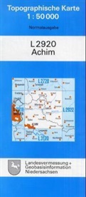 Topographische Karten Niedersachsen - 2920: Achim