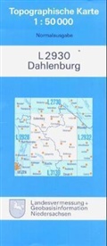 Topographische Karten Niedersachsen - 2930: Dahlenburg