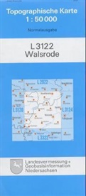 Topographische Karten Niedersachsen - 3122: Walsrode