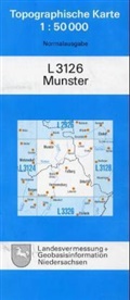 Topographische Karten Niedersachsen - 3126: Munster