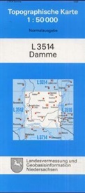 Topographische Karten Niedersachsen - 3514: Damme