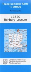Topographische Karten Niedersachsen - 3520: Rehburg-Loccum