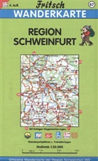 Fritsch Landkartenverlag, Fritsch Fritsch Landkartenverlag - Fritsch Karten - Nr.87: Fritsch Karte - Region Schweinfurt, Wanderkarte