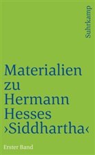 Volke Michels, Volker Michels - Materialien zu Hermann Hesses »Siddhartha«. Tl.1