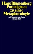 Hans Blumenberg - Paradigmen zu einer Metaphorologie