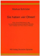 Markus Schröder - Sie haben vier Ohren!