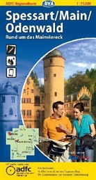 ADFC Regionalkarten: ADFC Regionalkarte Spessart, Main/Odenwald