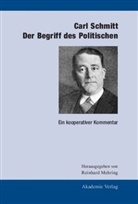 Carl Schmitt, Reinhar Mehring, Reinhard Mehring - Carl Schmitt, Der Begriff des Politischen