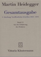 Hermann Heidegger, Martin Heidegger, Hermann Heidegger - Gesamtausgabe - 13: Aus der Erfahrung des Denkens