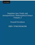Donald Davidson, Donald (University of California Davidson - Inquiries into Truth and Interpretation