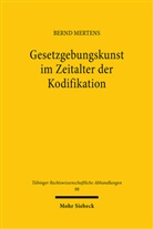 Bernd Mertens, Mitglieder der juristischen Fakultät der Universität Tübingen - Gesetzgebungskunst im Zeitalter der Kodifikationen