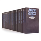 Theodor W Adorno, Theodor W. Adorno, Rol Tiedemann, Rolf Tiedemann - Gesammelte Schriften in 20 Bänden, 20 Teile