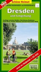 Verlag Dr. Barthel - Doktor Barthel Karten: Große Radwander- und Wanderkarte Dresden und Umgebung