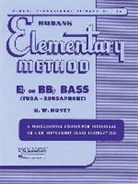 N. W. Hovey, Nilo W. Hovey, N. W. Hovey - Rubank Elementary Method E-flat or BB-flat Bass