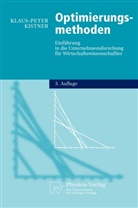 Klaus-Peter Kistner - Optimierungsmethoden