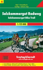 Freytag-Bernd und Artaria KG - Freytag Berndt Rad- und Freizeitkarten - Bl.4: Freytag & Berndt Rad- + Freizeitkarte Salzkammergut-Radweg. Salzkammergut Bike Trail