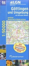 LGL - Topographische Karten Niedersachsen: Topographische Karte Niedersachsen Göttingen und Umgebung mit Naturpark Münden