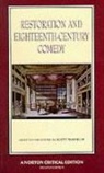 Robert M. Adams, Scott McMillin, Scott McMillin - Restoration and Eighteenth-Century Comedy 2nd Edition