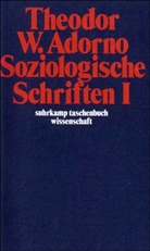 Theodor W. Adorno, Rolf Tiedemann - Soziologische Schriften. Tl.1