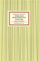 Heinrich Kleist, Heinrich von Kleist, Oskar Schlemmer - Über das Marionettentheater