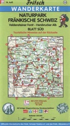 Fritsch Landkartenverlag - Fritsch Karten - Nr.53: Fritsch Karte - Naturpark Fränkische Schweiz, Blatt Süd