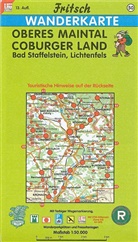Fritsch Landkartenverlag - Fritsch Karten - Nr.50: Fritsch Karte - Oberes Maintal, Coburger Land