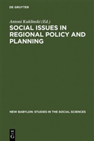Anton Kuklinski, Antoni Kuklinski - Social Issues in Regional Policy and Planning