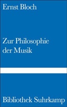 Ernst Bloch, Karol Bloch, Karola Bloch - Zur Philosophie der Musik