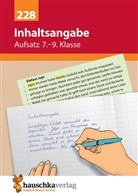 Gerhard Widmann - Inhaltsangabe. Aufsatz 7.-9. Klasse, A5-Heft