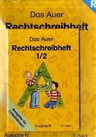 Ruth Dolenc, Christel Fisgus, Gertrud Kraft - Das Auer Sprachbuch, Ausgabe N für Nordrhein-Westfalen: Das Auer Rechtschreibheft (für Linkshänder), 1./2. Jahrgangsstufe, 2 Tle.