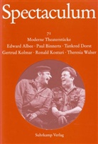 Edwar Albee, Edward Albee, Pau Binnerts, Paul Binnerts, Tankre Dorst, Tankred Dorst... - Spectaculum 71