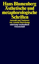 Hans Blumenberg, Ansel Haverkamp, Anselm Haverkamp - Ästhetische und metaphorologische Schriften