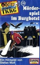 Stefan Wolf, Sascha Draeger, Niki Nowotny - Ein Fall für TKKG, Cassetten - 109: Mörderspiel im Burghotel, 1 Cassette