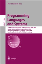 David Schmidt - Programming Languages and Systems