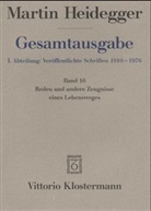 Martin Heidegger, Hermann Heidegger - Gesamtausgabe - 16: Reden und andere Zeugnisse eines Lebensweges 1910-1976