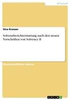 Sina Krenzer - Solvenzberichterstattung nach den neuen Vorschriften von Solvency II