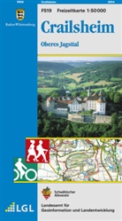 Landesamt für Geoinformation und Landentwicklung B, Landesam für Geoinformation und Landentwi, Lg, LGL - Topographische Freizeitkarten Baden-Württemberg - Bl.F519: Topographische Freizeitkarte Baden-Württemberg Crailsheim, Oberes Jagsttal