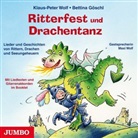 Bettina Göschl, Klaus-Pete Wolf, Klaus-Peter Wolf, Maxi Wolf - Ritterfest und Drachentanz, 1 Audio-CD (Audio book)