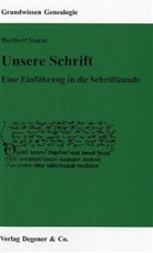 Heribert Sturm - Unsere Schrift